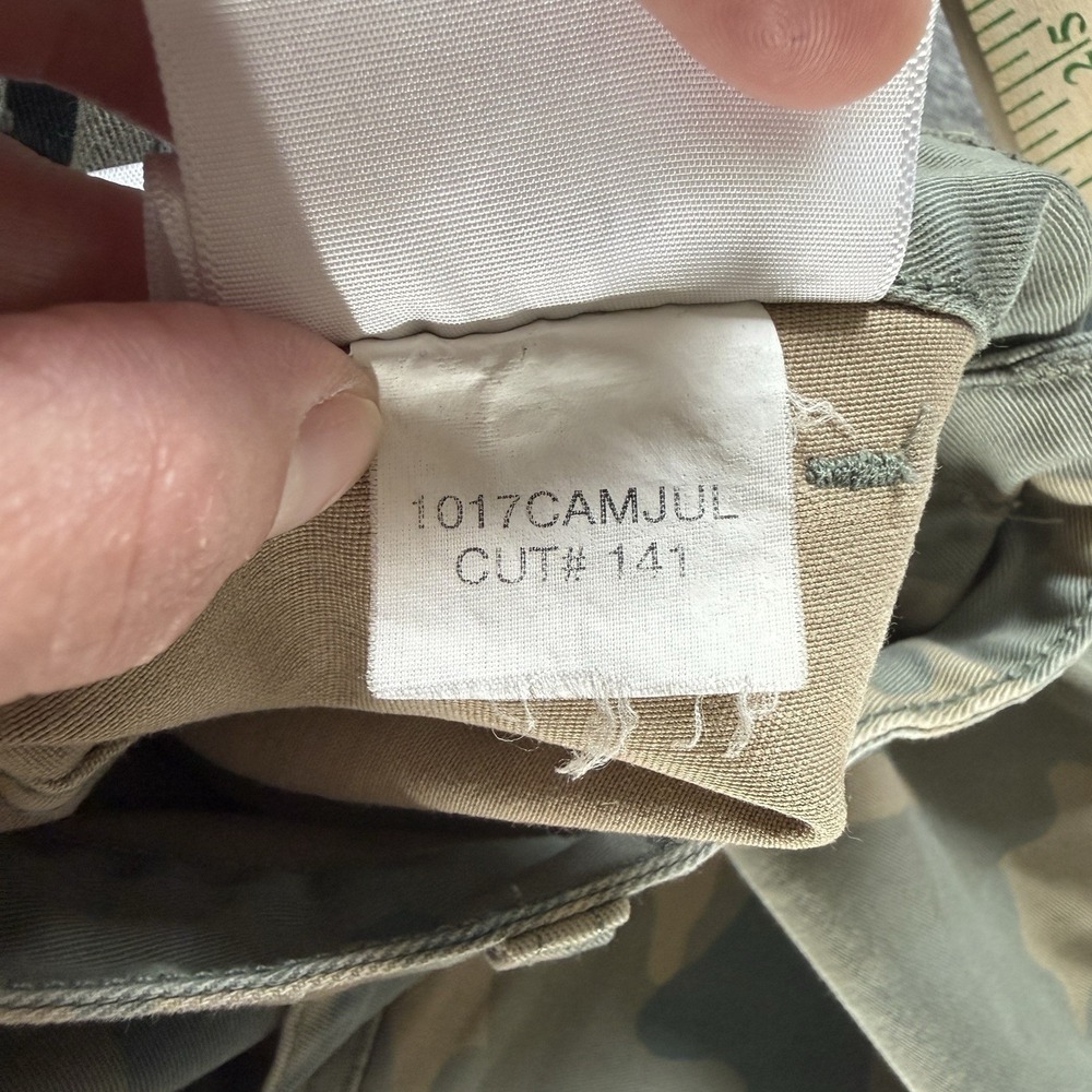 CQY Jungle Camo Utility Pants 26 (Actual 28x27) Military Cargo Fatigue USA Made - Picture 7 of 10